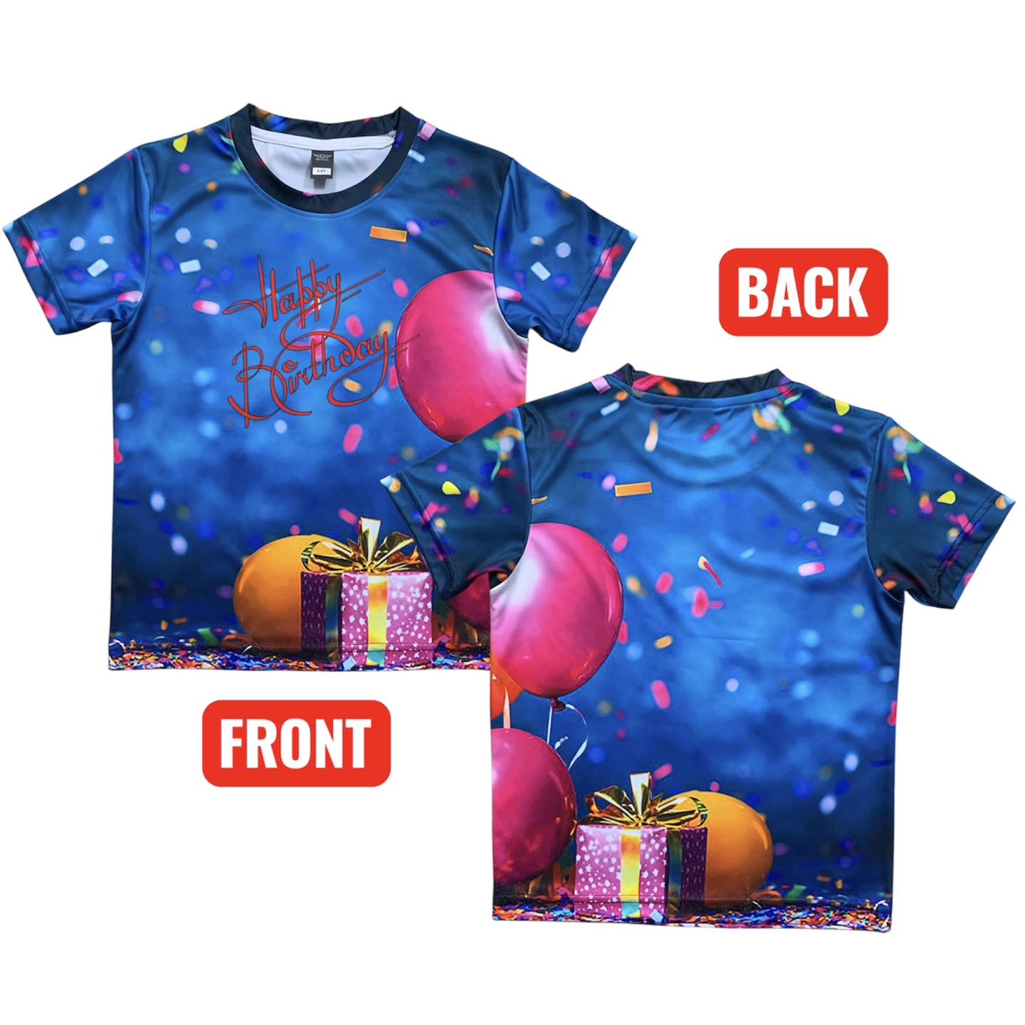 KIDS FULL BODY PRINT T-SHIRT ( LIFE TIME COLOUR GUARANTY)