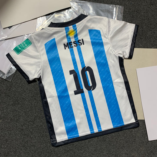 FULL BODY PRINT PREMIUM QUALITY MESSI 10 KIDS JERSEY