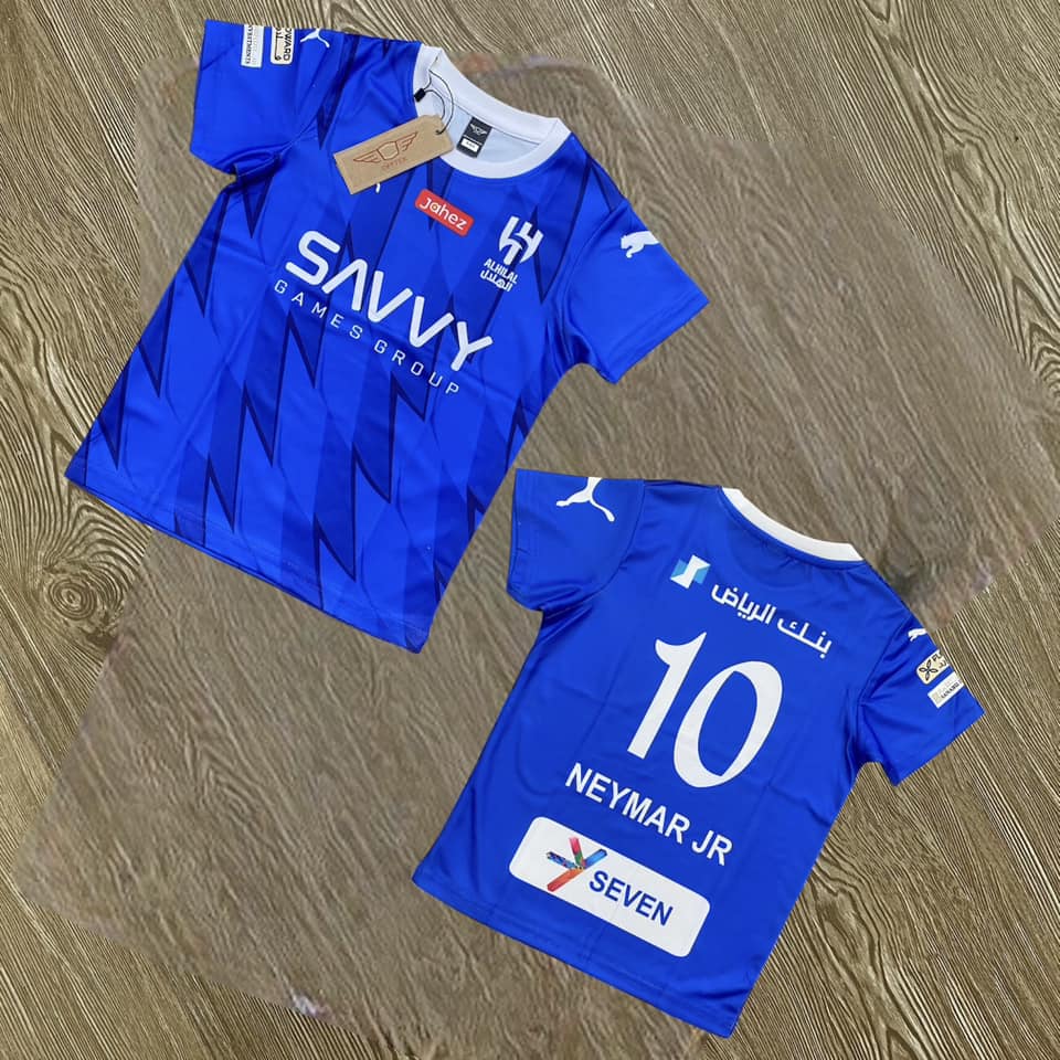 FULL BODY SUBLIMATION PRINT KIDS AL HILAL BLUE JERSEY