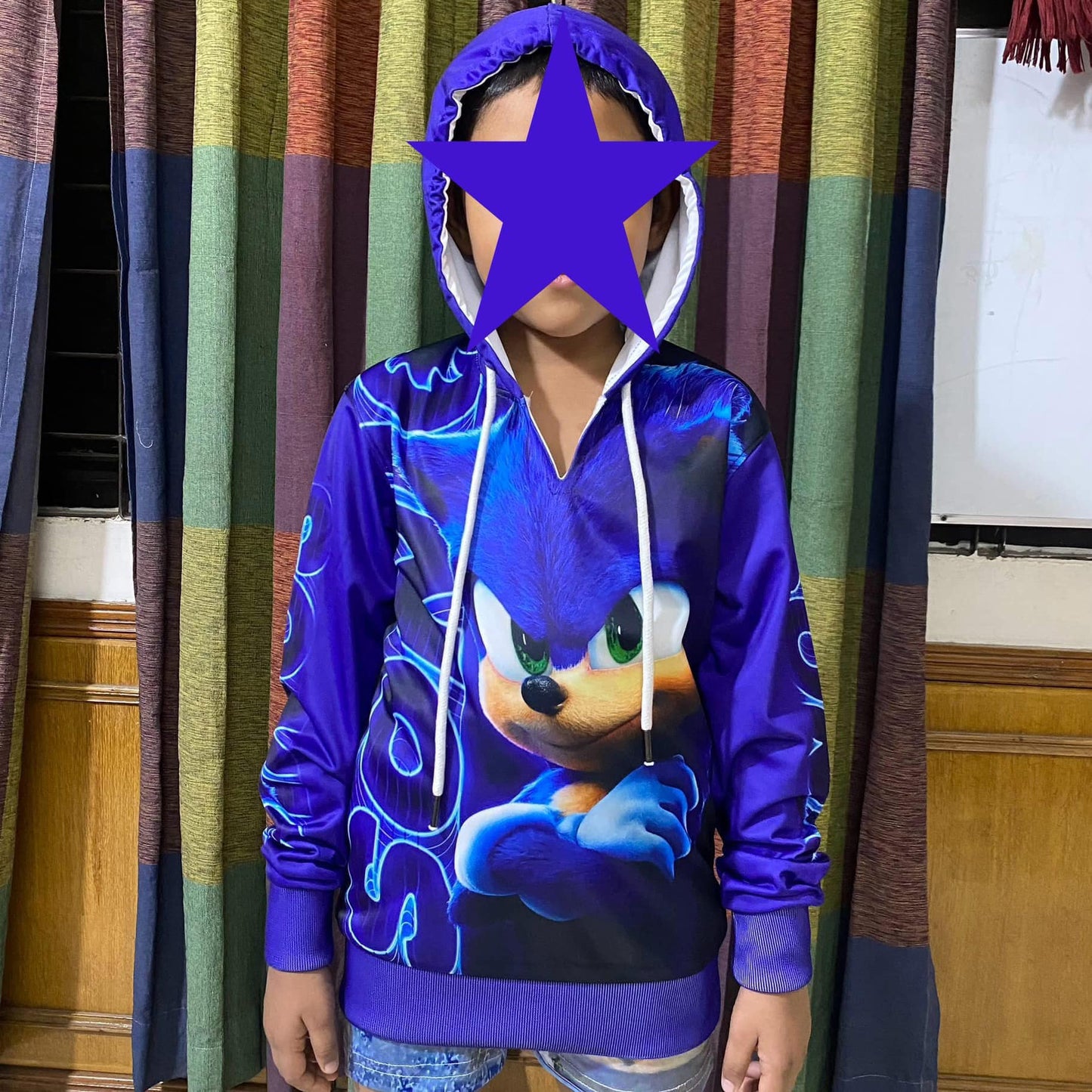 SONIC KIDS HODDY ( 1 YEAR TO 11 YEARS)