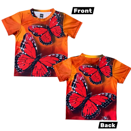 FULL BODY PRINT KIDS 3D PRINT T-SHIRT ( LIFE TIME COLOR GUARANTEE)