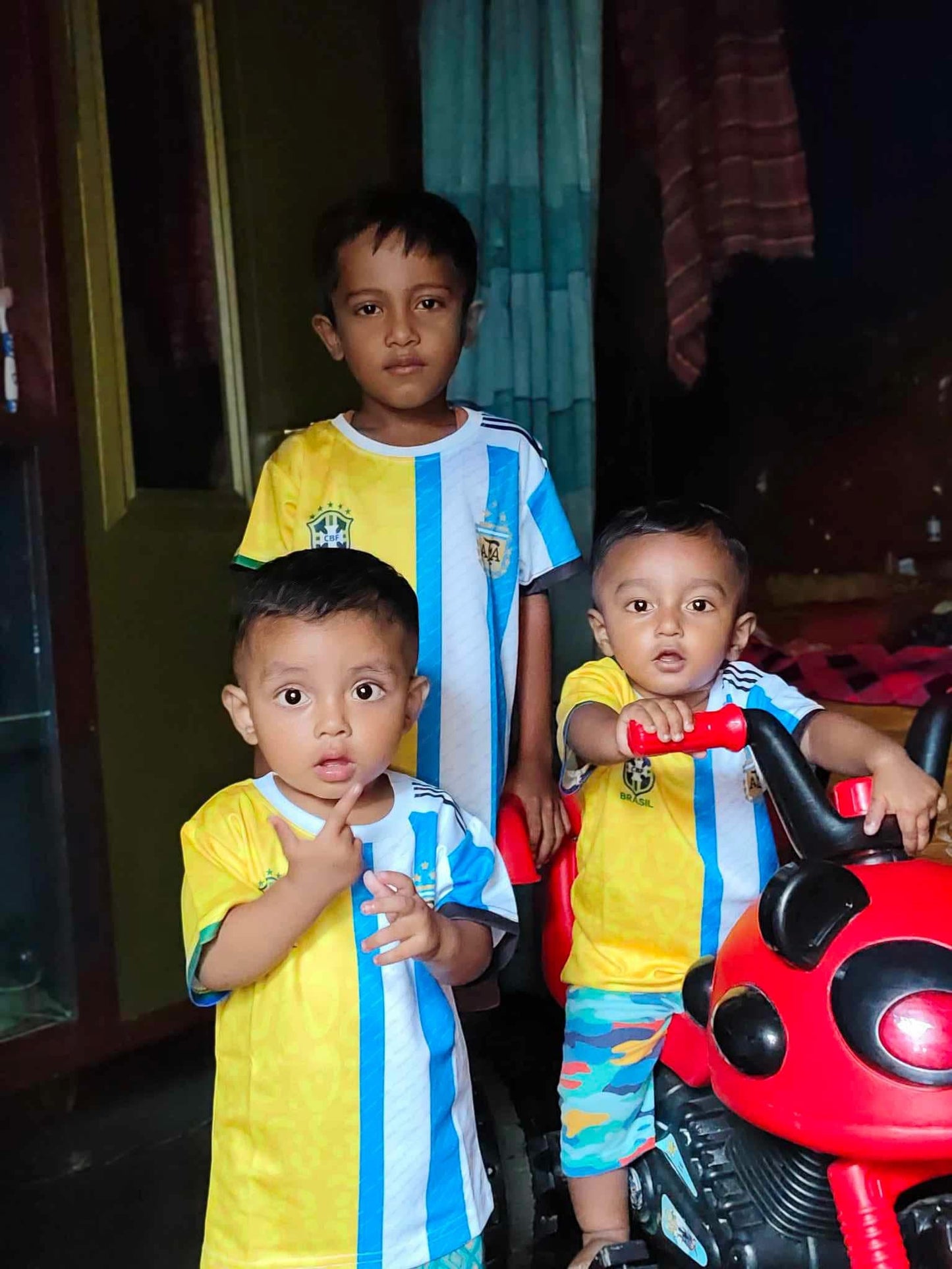 BRAZINTINA FULL BODY SUBLIMATION PRINT KIDS JERSEY